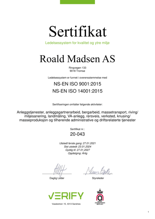 20-043 Roald Madsen AS, 9001.2015 & 14001.2015, exp 27.01.2027-1